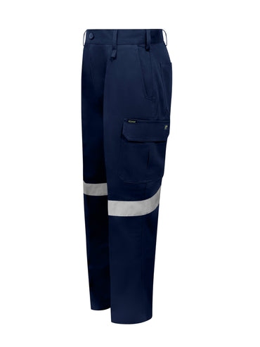 Cargo Trouser with Reflective Tape – Navy