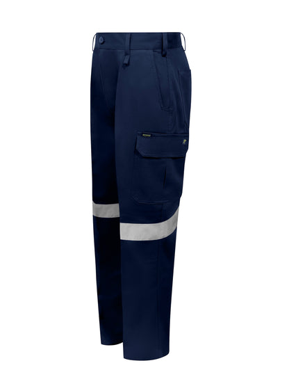 Cargo Trouser with Reflective Tape – Navy