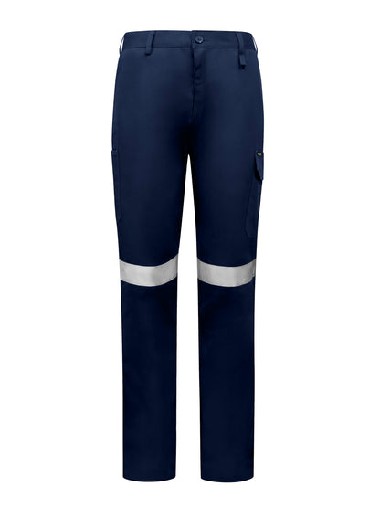 Cargo Trouser with Reflective Tape – Navy